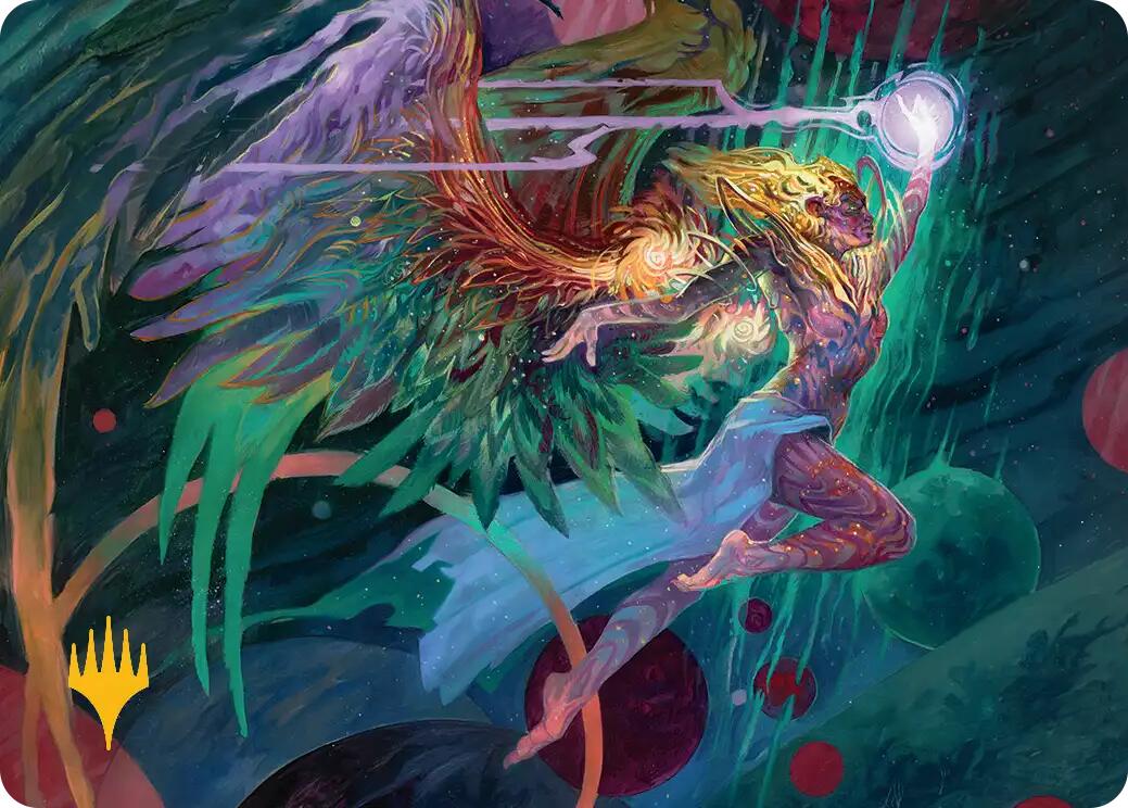Exalted Sunborn Art Card (Gold-Stamped Signature) [Edge of Eternities Art Series] | Exor Games Dartmouth