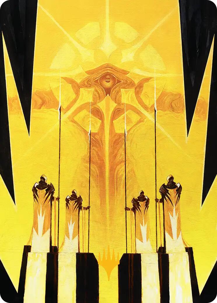 Hardlight Containment Art Card (Gold-Stamped Planeswalker Symbol) [Edge of Eternities Art Series] | Exor Games Dartmouth
