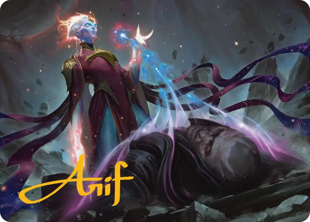 Lightstall Inquisitor Art Card (Gold-Stamped Signature) [Edge of Eternities Art Series] | Exor Games Dartmouth