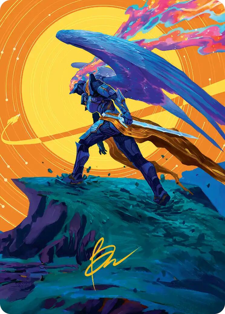 Astelli Reclaimer Art Card (Gold-Stamped Signature) [Edge of Eternities Art Series] | Exor Games Dartmouth