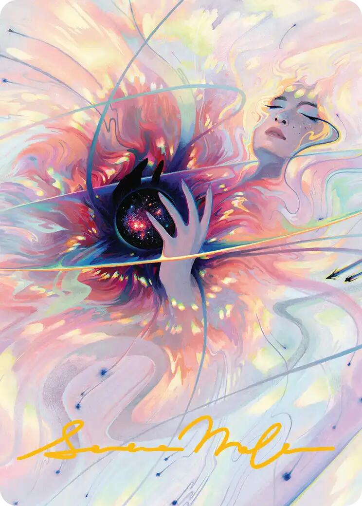 Beyond the Quiet Art Card (Gold-Stamped Signature) [Edge of Eternities Art Series] | Exor Games Dartmouth