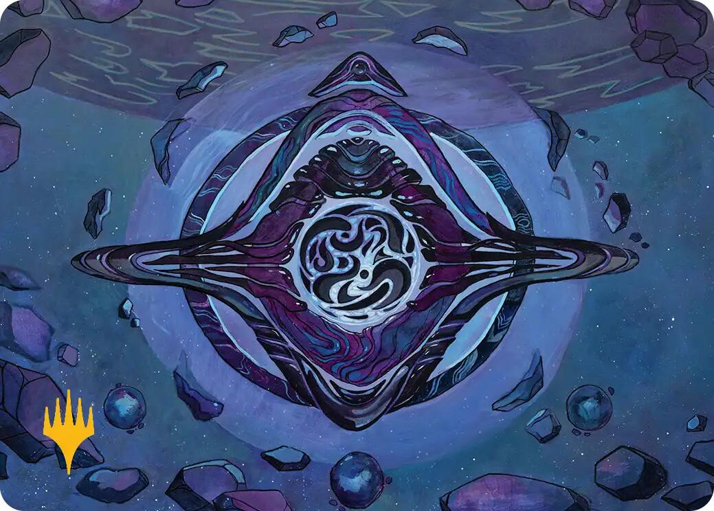 Archenemy's Charm Art Card (Gold-Stamped Planeswalker Symbol) [Edge of Eternities Art Series] | Exor Games Dartmouth