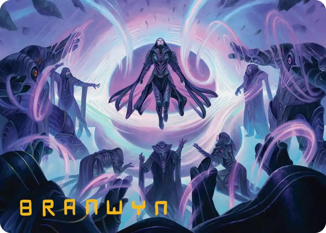 Chorale of the Void Art Card (Gold-Stamped Signature) [Edge of Eternities Art Series] | Exor Games Dartmouth