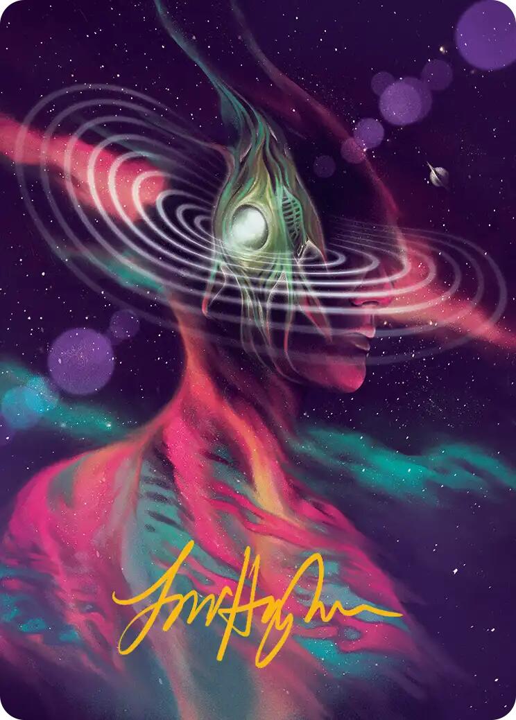 Terrasymbiosis Art Card (Gold-Stamped Signature) [Edge of Eternities Art Series] | Exor Games Dartmouth