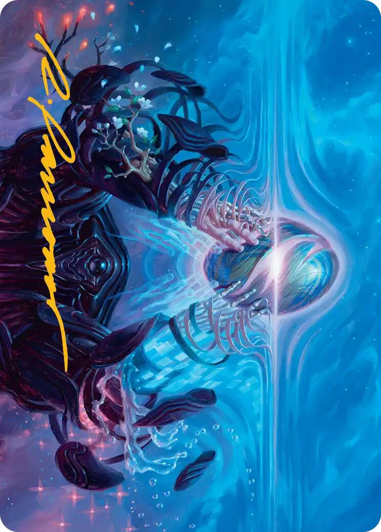 The Endstone Art Card (Gold-Stamped Signature) [Edge of Eternities Art Series] | Exor Games Dartmouth