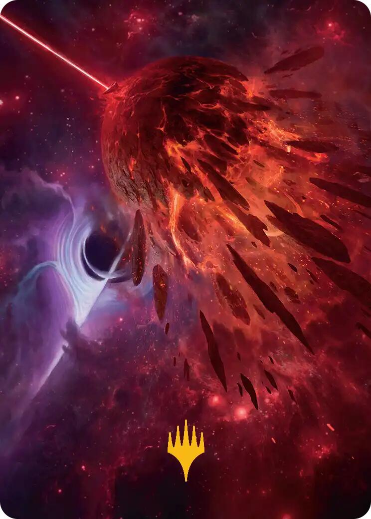 Kavaron, Memorial World Art Card (Gold-Stamped Planeswalker Symbol) [Edge of Eternities Art Series] | Exor Games Dartmouth