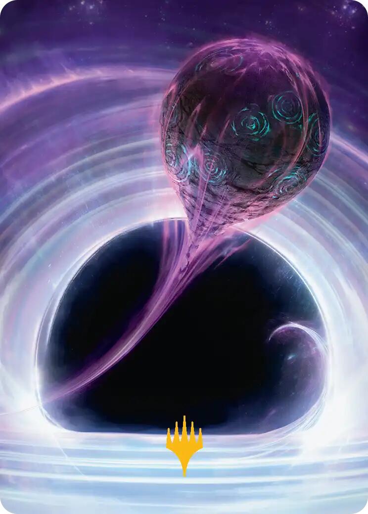 Susur Secundi, Void Altar Art Card (Gold-Stamped Planeswalker Symbol) [Edge of Eternities Art Series] | Exor Games Dartmouth