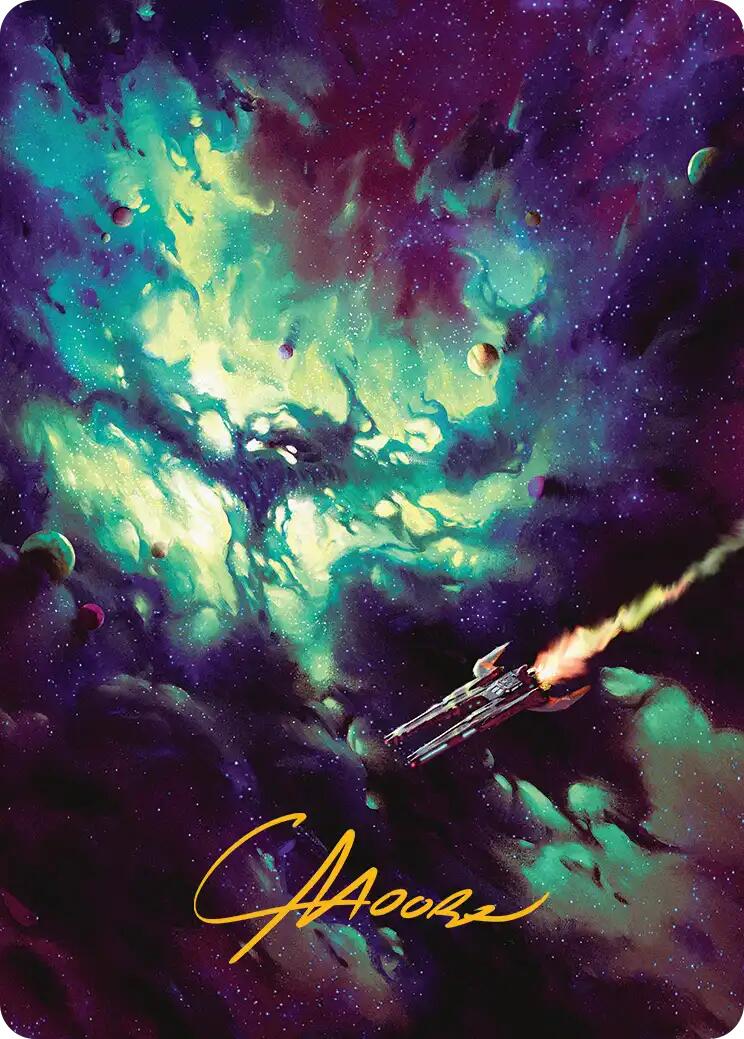 Blinkmoth Nexus Art Card (Gold-Stamped Signature) [Edge of Eternities Art Series] | Exor Games Dartmouth