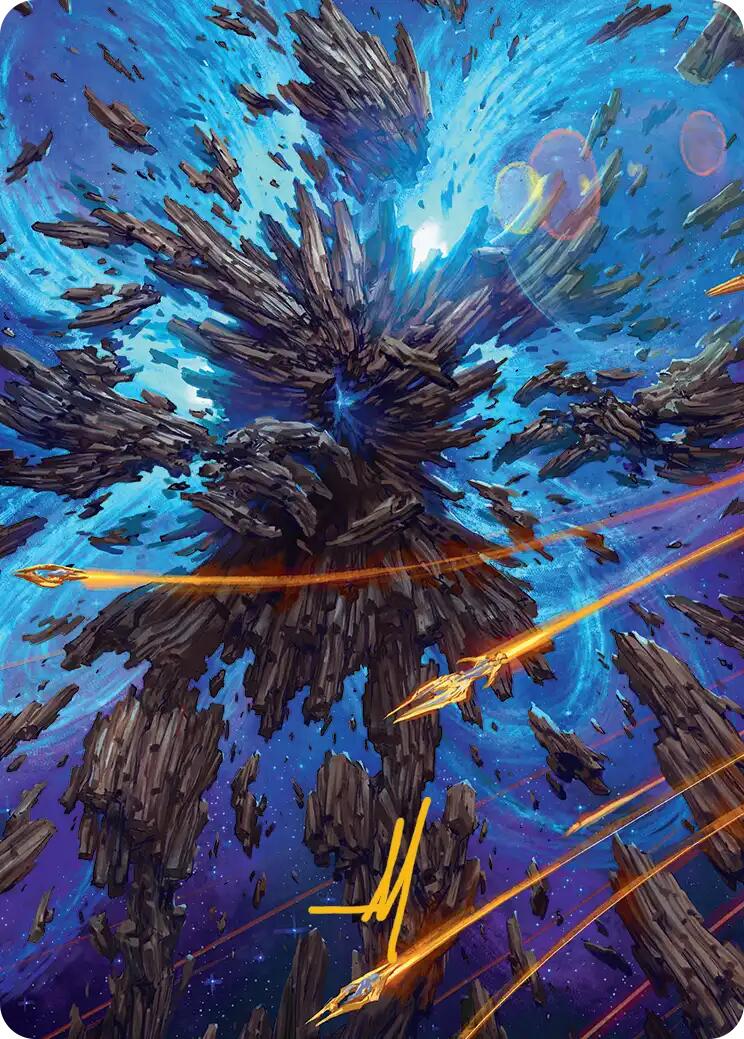 Celestial Colonnade Art Card (Gold-Stamped Signature) [Edge of Eternities Art Series] | Exor Games Dartmouth