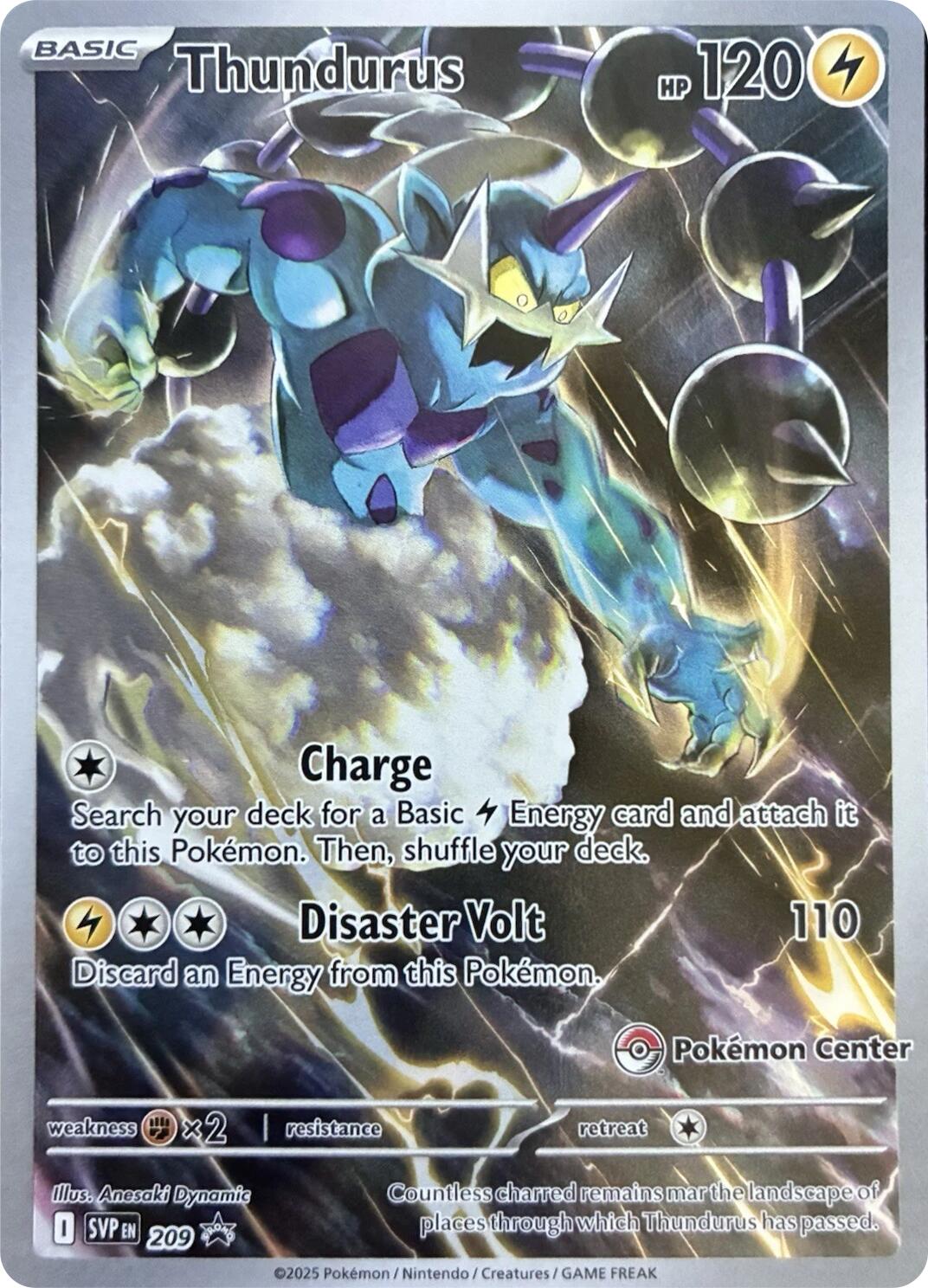 Thundurus (209) (Pokemon Center Exclusive) [Scarlet & Violet: Black Star Promos] | Exor Games Dartmouth