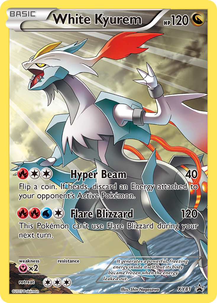 White Kyurem (XY81) (Full Art Promo) [XY: Black Star Promos] | Exor Games Dartmouth