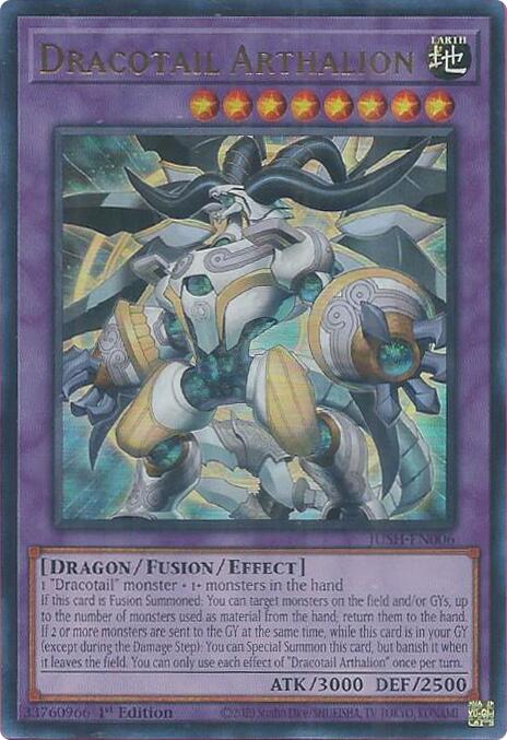 Dracotail Arthalion [JUSH-EN006] Ultra Rare | Exor Games Dartmouth