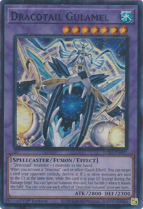 Dracotail Gulamel (Super Rare) [JUSH-EN007] Super Rare | Exor Games Dartmouth