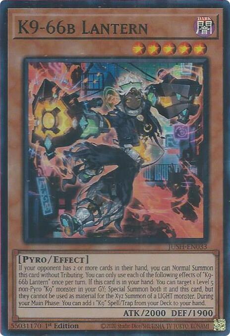 K9-66b Lantern [JUSH-EN033] Super Rare | Exor Games Dartmouth