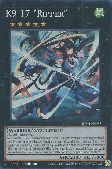 K9-17 "Ripper" [JUSH-EN035] Super Rare | Exor Games Dartmouth