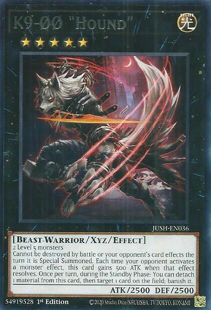 K9-00 "Hound" [JUSH-EN036] Rare | Exor Games Dartmouth