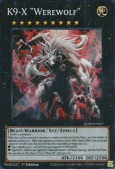 K9-X "Werewolf" [JUSH-EN037] Super Rare | Exor Games Dartmouth