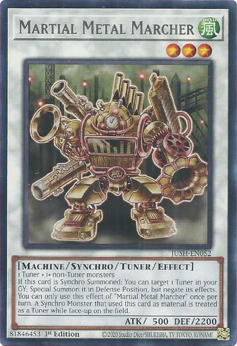 Martial Metal Marcher [JUSH-EN052] Rare | Exor Games Dartmouth