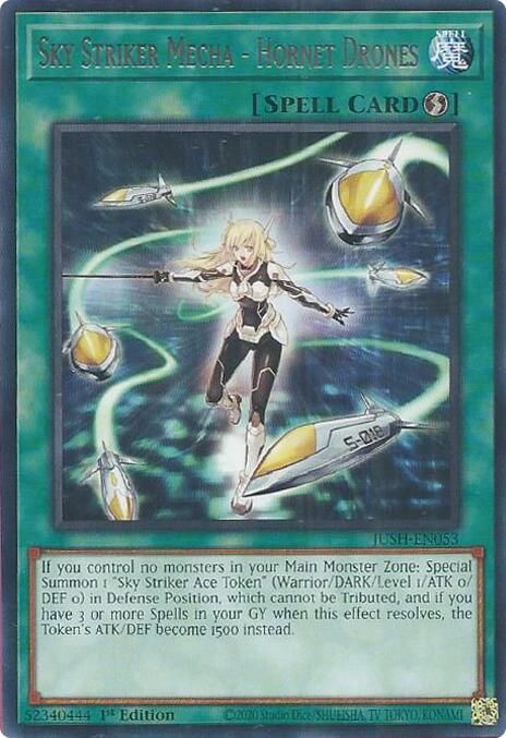 Sky Striker Mecha - Hornet Drones [JUSH-EN053] Rare | Exor Games Dartmouth