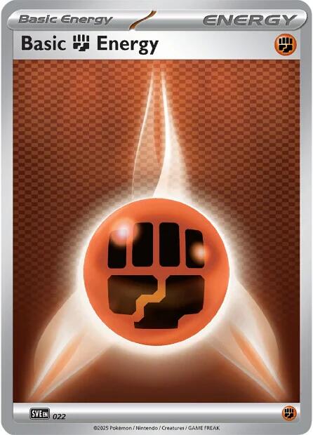 Basic Fighting Energy (022) [Scarlet & Violet: Black Bolt] | Exor Games Dartmouth