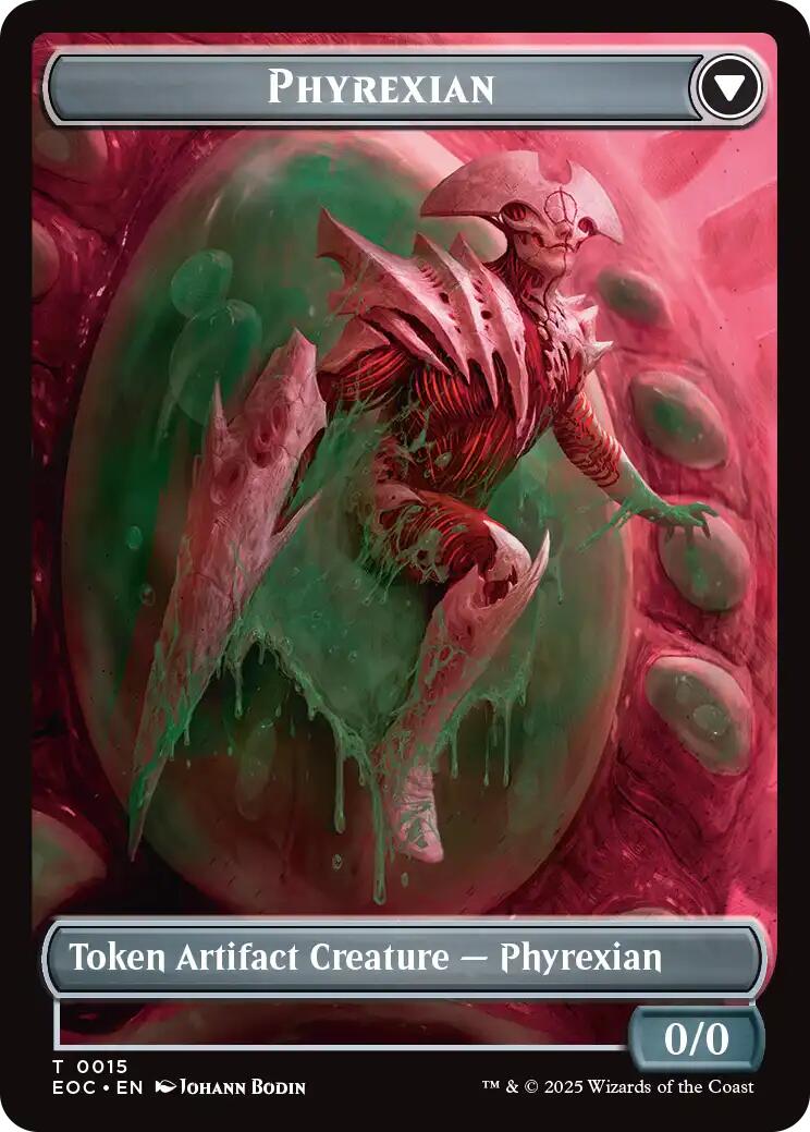 Incubator // Phyrexian Double-Sided Token [Edge of Eternities Commander Tokens] | Exor Games Dartmouth