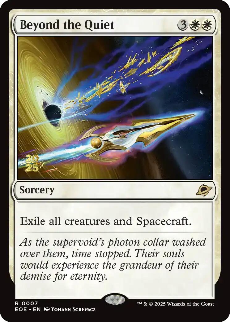Beyond the Quiet [Edge of Eternities Prerelease Promos] | Exor Games Dartmouth