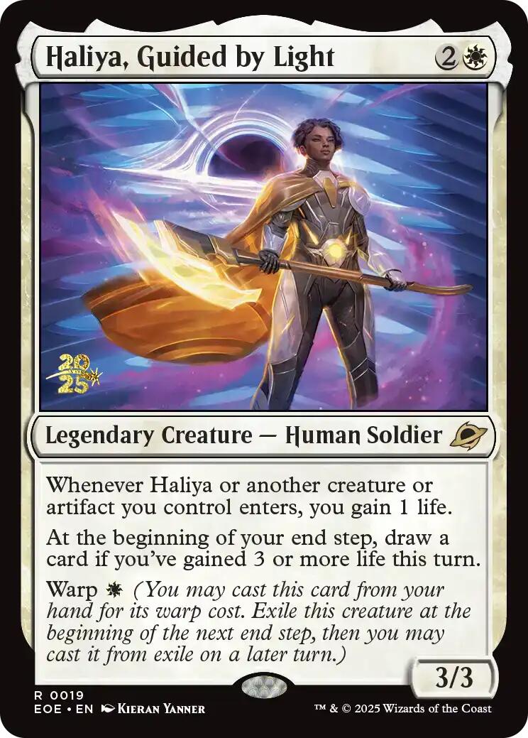 Haliya, Guided by Light [Edge of Eternities Prerelease Promos] | Exor Games Dartmouth