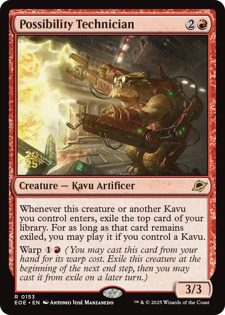 Possibility Technician [Edge of Eternities Prerelease Promos] | Exor Games Dartmouth
