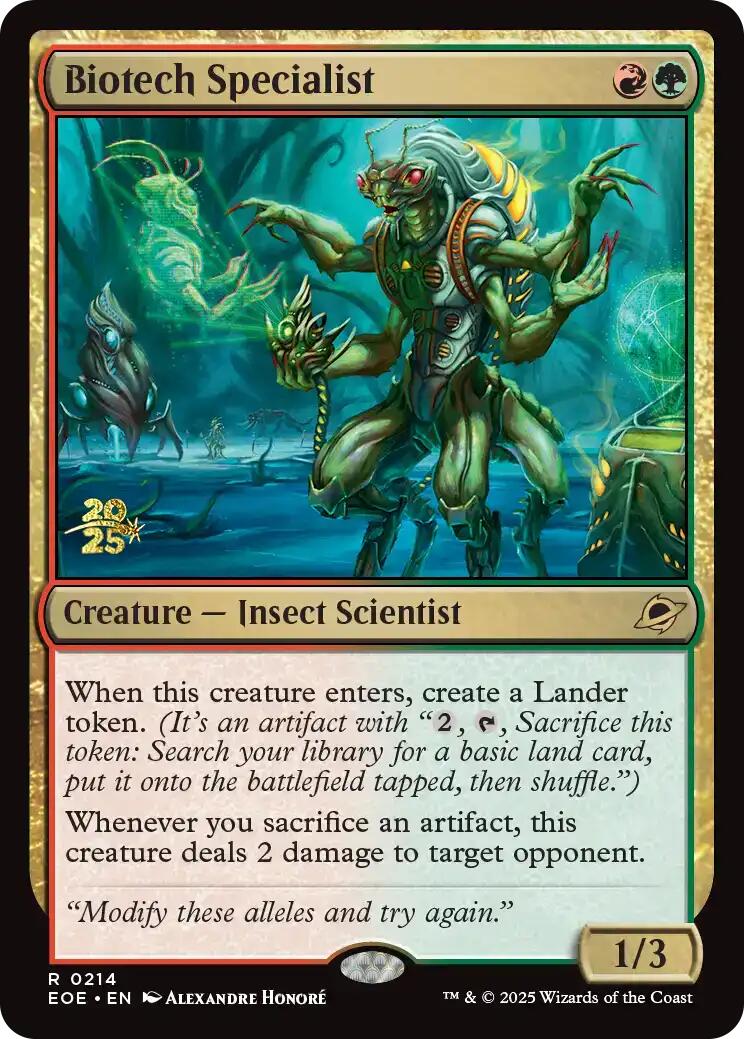 Biotech Specialist [Edge of Eternities Prerelease Promos] | Exor Games Dartmouth