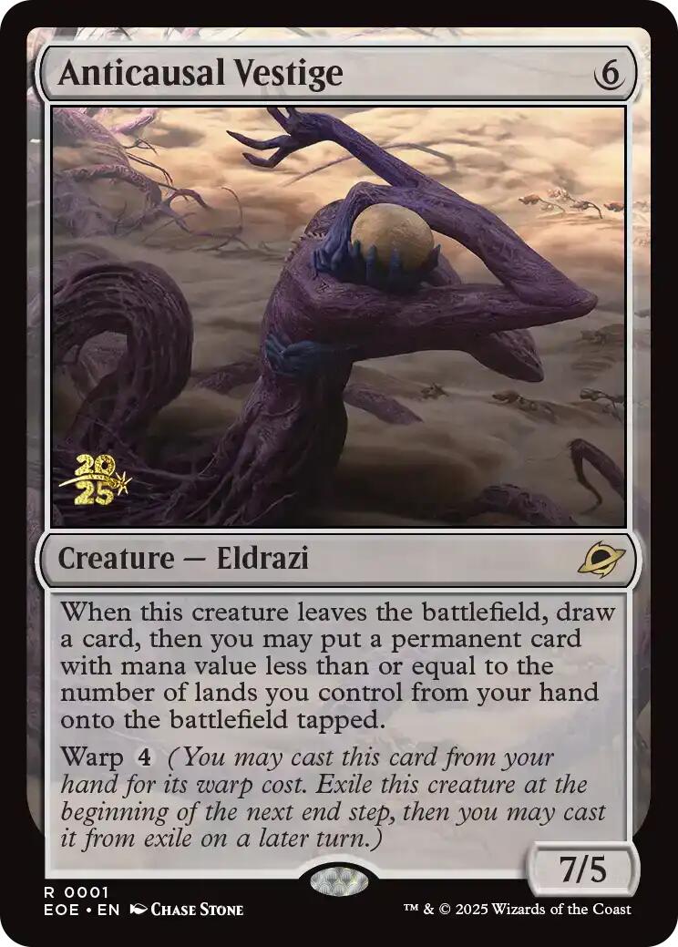 Anticausal Vestige [Edge of Eternities Prerelease Promos] | Exor Games Dartmouth