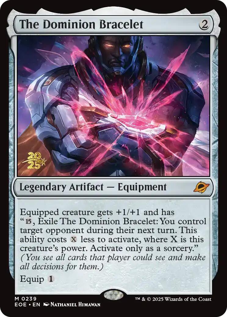 The Dominion Bracelet [Edge of Eternities Prerelease Promos] | Exor Games Dartmouth