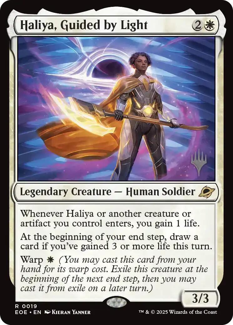 Haliya, Guided by Light [Edge of Eternities Promo Pack] | Exor Games Dartmouth