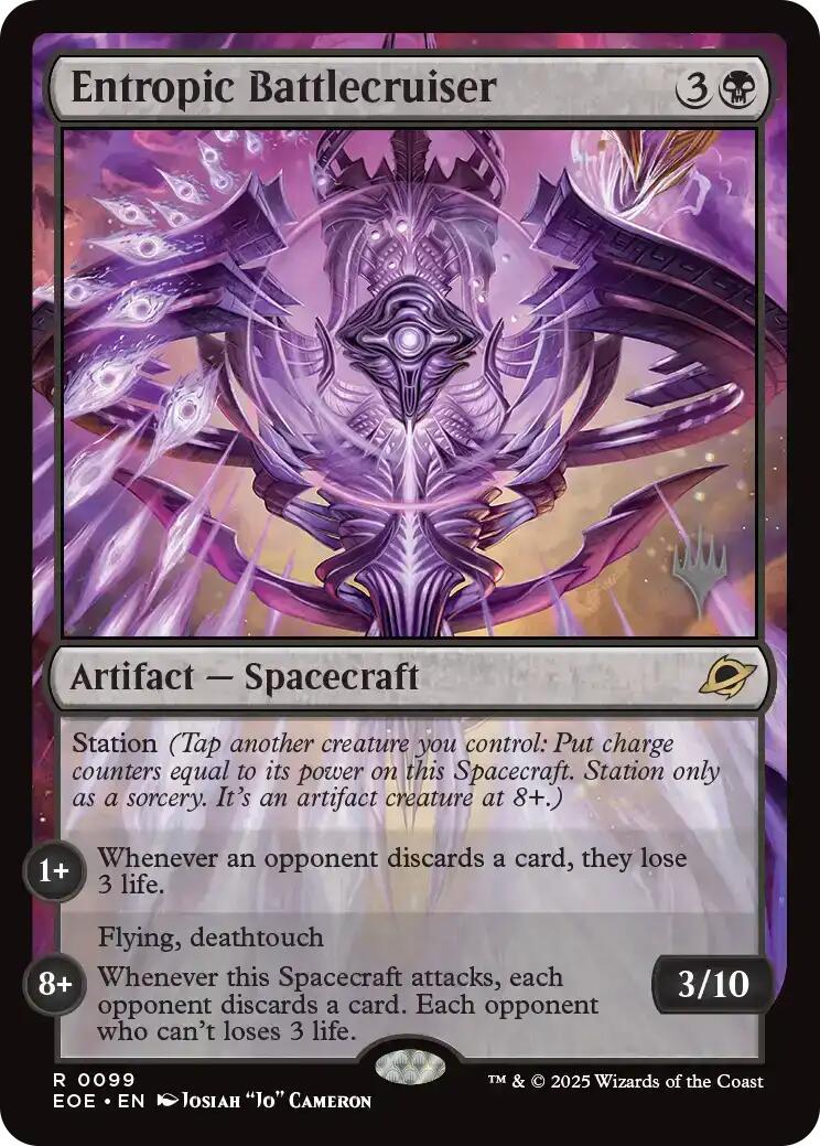 Entropic Battlecruiser [Edge of Eternities Promo Pack] | Exor Games Dartmouth