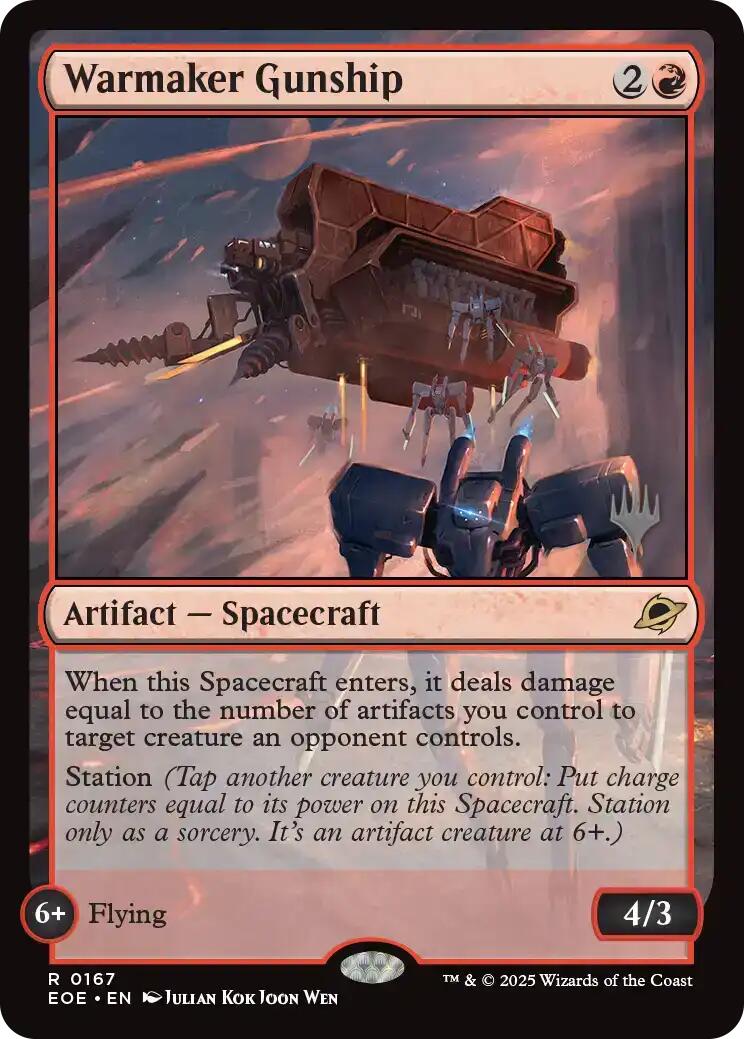 Warmaker Gunship [Edge of Eternities Promo Pack] | Exor Games Dartmouth