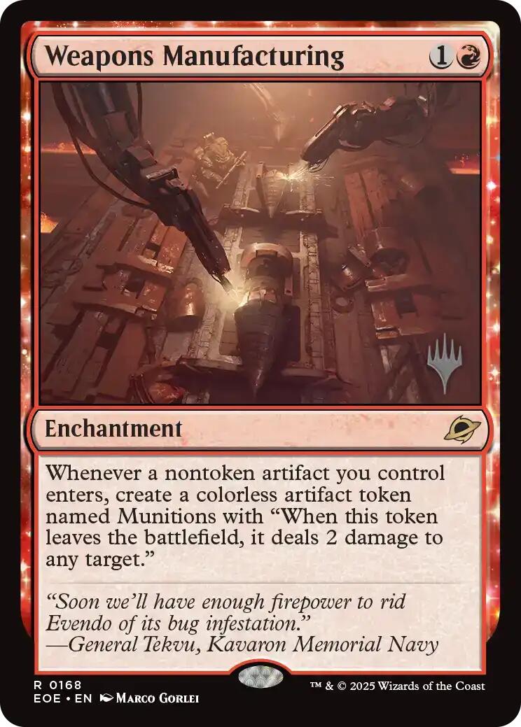 Weapons Manufacturing [Edge of Eternities Promo Pack] | Exor Games Dartmouth