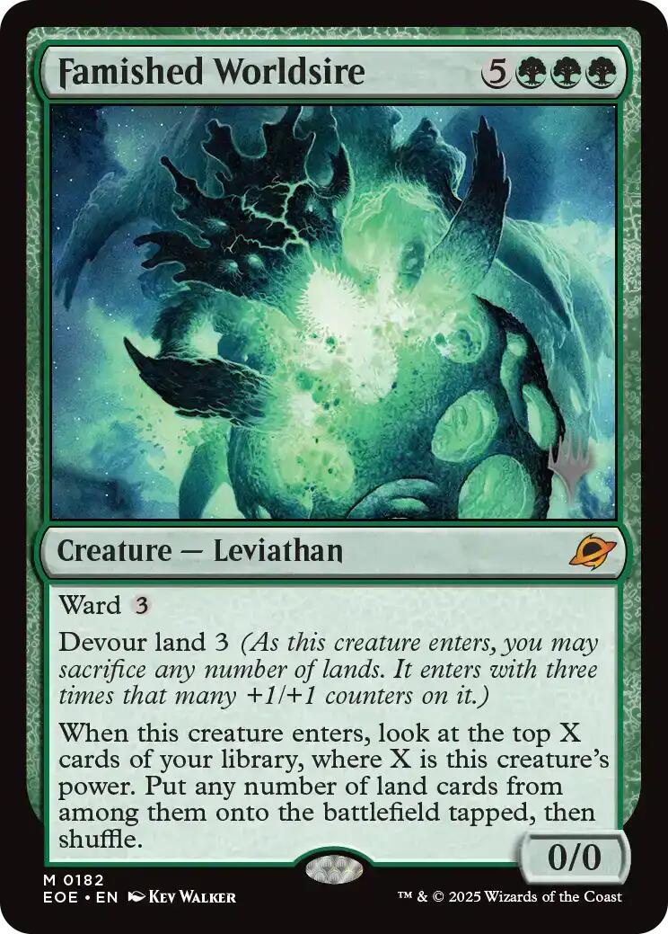 Famished Worldsire [Edge of Eternities Promo Pack] | Exor Games Dartmouth