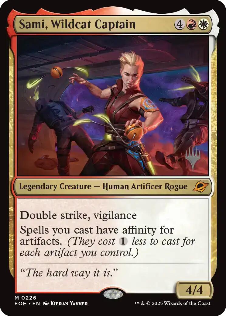 Sami, Wildcat Captain [Edge of Eternities Promo Pack] | Exor Games Dartmouth