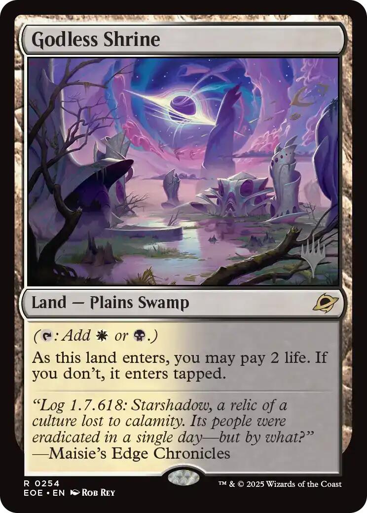 Godless Shrine [Edge of Eternities Promo Pack] | Exor Games Dartmouth