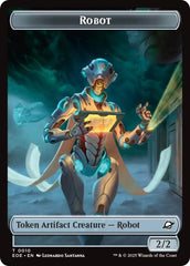 Robot // Lander (0008) Double-Sided Token [Edge of Eternities Tokens] | Exor Games Dartmouth