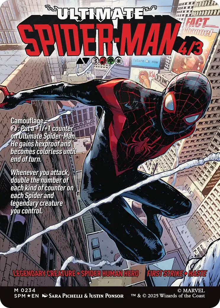 Miles Morales (0234) (Borderless) [Marvel's Spider-Man] | Exor Games Dartmouth