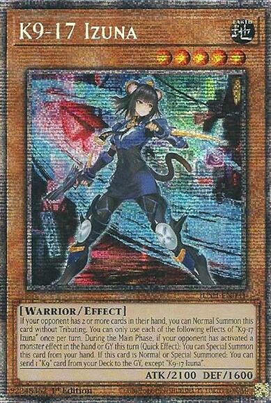 K9-17 Izuna (Starlight Rare) [JUSH-EN031] Starlight Rare | Exor Games Dartmouth