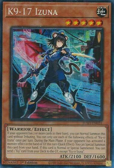K9-17 Izuna (CR) [JUSH-EN031] Collector's Rare | Exor Games Dartmouth