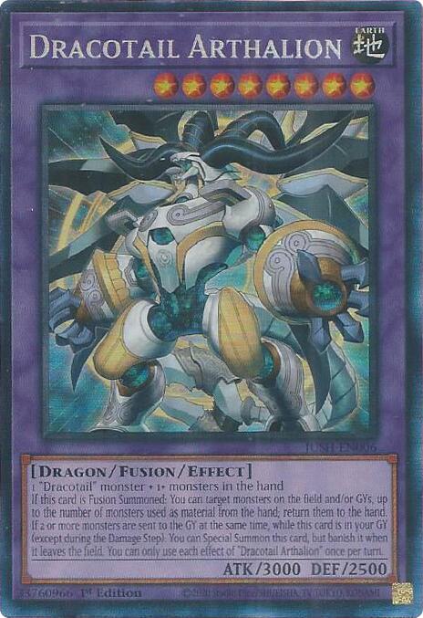 Dracotail Arthalion (CR) [JUSH-EN006] Collector's Rare | Exor Games Dartmouth