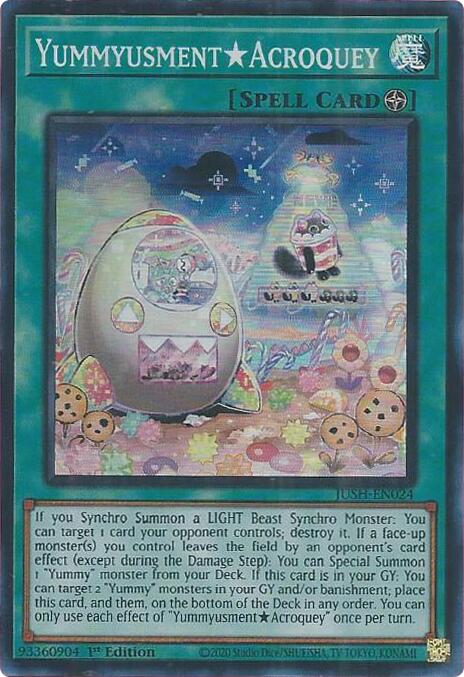 YummyusmentAcroquey (Super Rare) [JUSH-EN024] Super Rare | Exor Games Dartmouth