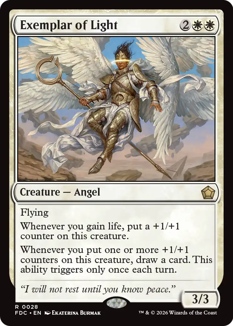 Exemplar of Light [Foundations Commander] | Exor Games Dartmouth