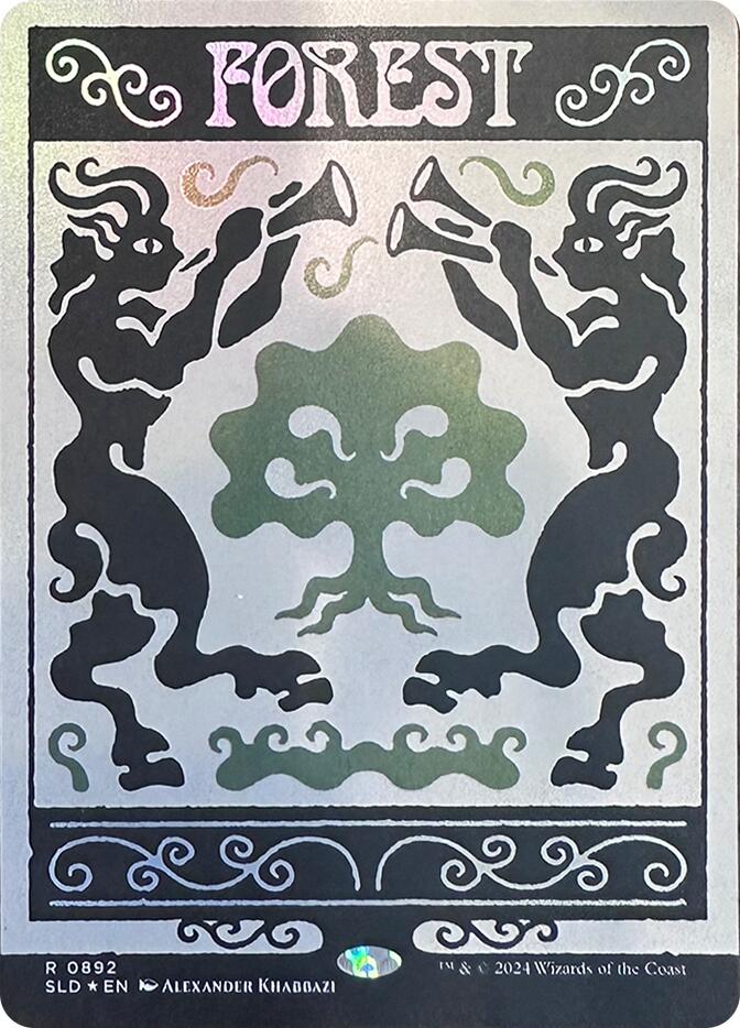 Forest (0892) (Rainbow Foil) [Secret Lair Drop Series] | Exor Games Dartmouth