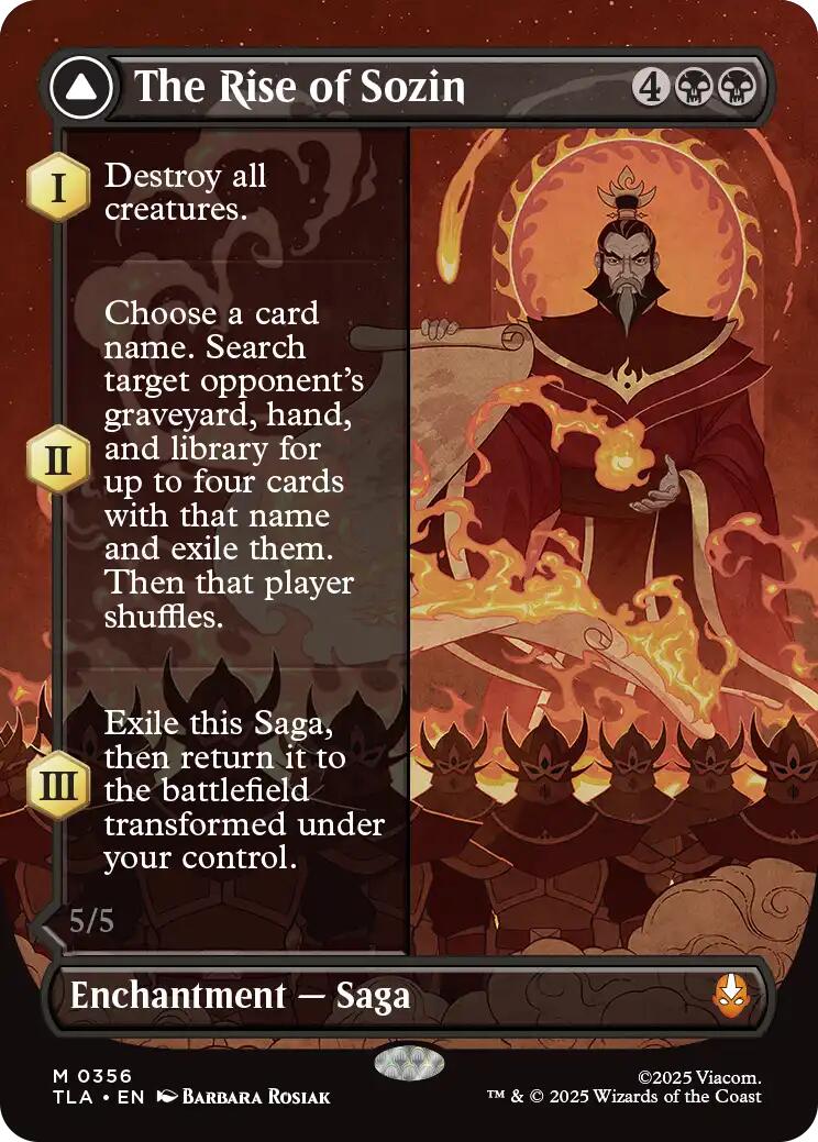 The Rise of Sozin (Borderless) [Avatar: The Last Airbender] | Exor Games Dartmouth