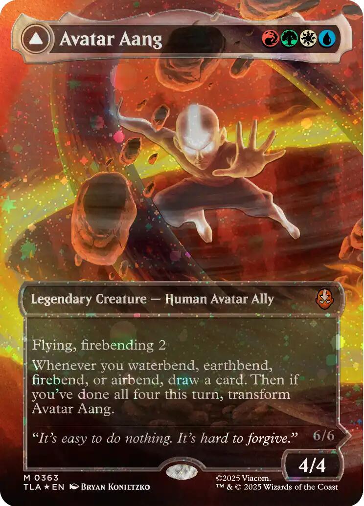 Avatar Aang (Raised Foil) [Avatar: The Last Airbender] | Exor Games Dartmouth