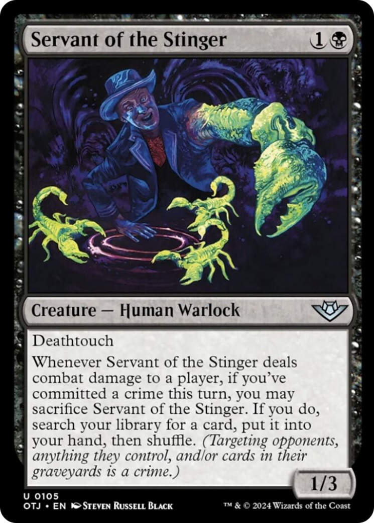Servant of the Stinger [Outlaws of Thunder Junction] | Exor Games Dartmouth