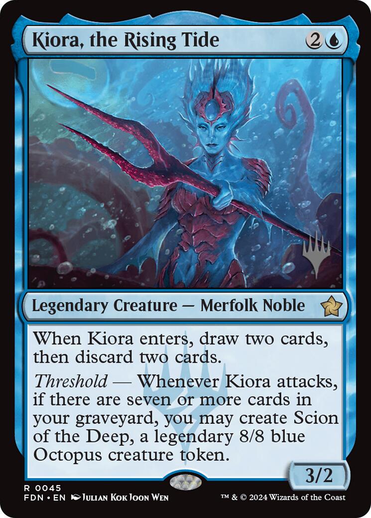 Kiora, the Rising Tide [Edge of Eternities Promo Pack] | Exor Games Dartmouth
